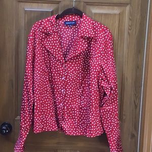 Light weigh polka dot shirt